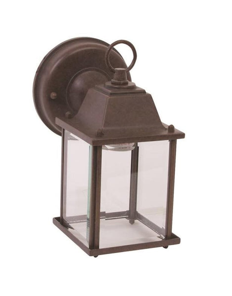 Boston Harbor AL1037-RB3L Single Light Wall Lantern, Rustic Brown