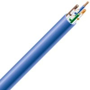 Southwire 56917749 Cat 5E Plenum Data Cable, 1000', Blue