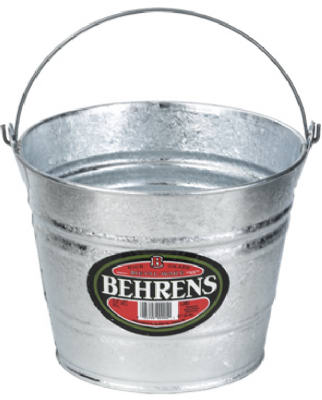 Behrens 1205 Hot Dipped Galvanized Standard Pail, 5 Qt