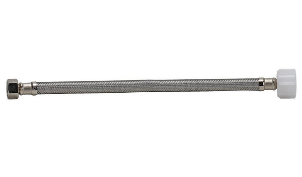 Fluidmaster B3T09 Stainless Steel Toilet Connector, 1/2" x 7/8" x 9"