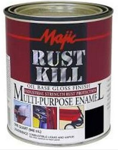 Majic 8-6001-2 Rust Preventive Enamel, 1 Quart, White
