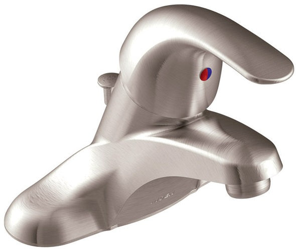 Moen WSL84502SRN Single Handle Lavatory Pop-Up Faucet, Brushed Nickel