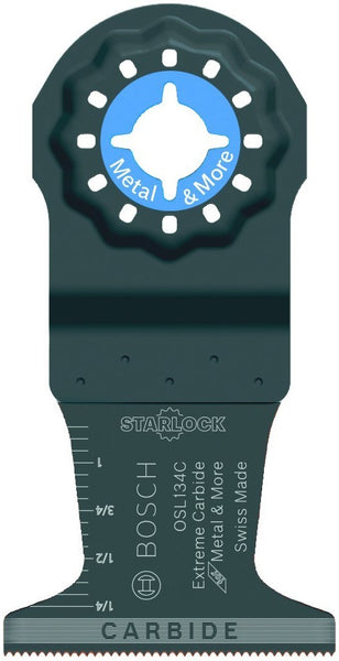 Bosch OSL134C Starlock Carbide Plunge Cut Blade, 1-3/4"