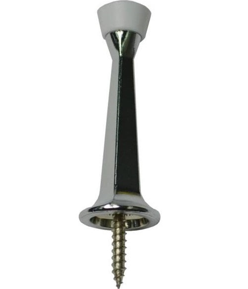 Prosource CL-208P-CH-PS Baseboard Doorstops, Chrome