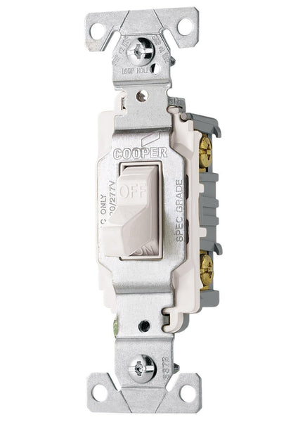 Arrow Hart CS120W-SP Ac Quiet Toggle Switch, 20 Amp, White