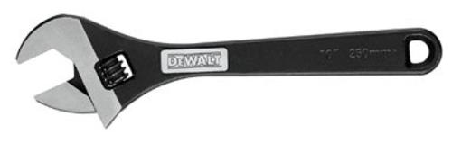 Dewalt DWHT70291 Black Oxide Adjustable Wrench, 10"