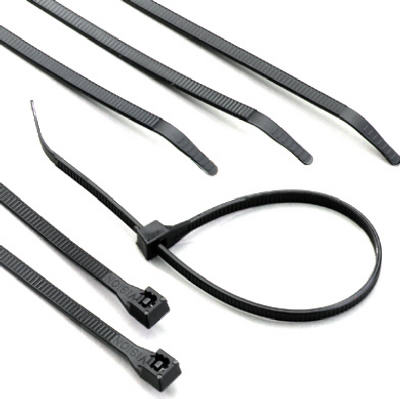 Gardner Bender 46-310UVB Double Lock Cable Ties 11", 75 Lb, UV Black, 100-Pack