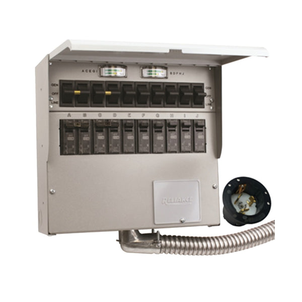 Reliance Controls R510A Pro/Tran 2 Transfer Switch, 12500 Watts
