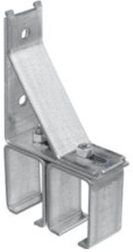 National N104-414 Double Rail Box Bracket, Galvanized