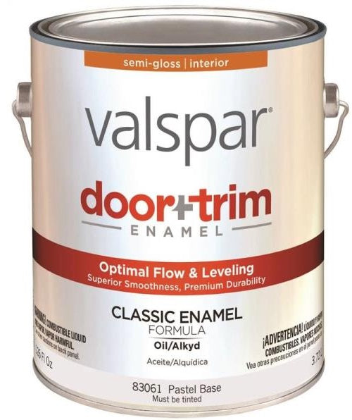 Valspar 83061 Door & Trim Classic Enamel, Pastel Base, 1 Gallon