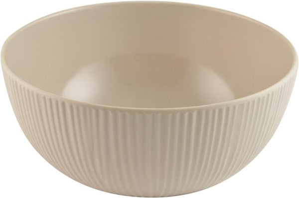 Knack3 166111I Cabin Melamine Bowl, Warm Gray, 6" Diameter