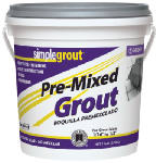 Custom Building Products Pre-Mixed Grout 1 Gallon, Haystack