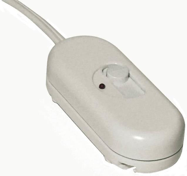 Westek 4010W Plug-In Table Top Slide Control Dimmer, White