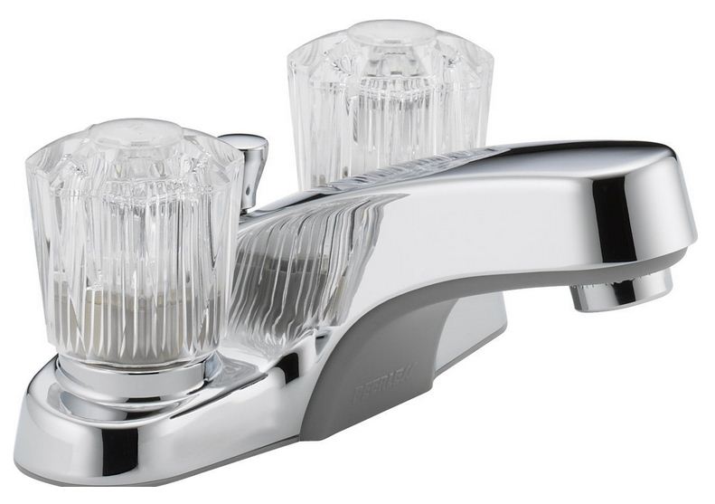 Peerless P245LF Classic Two Handle Lavatory Faucet, Chrome