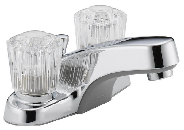 Peerless P245LF Classic Two Handle Lavatory Faucet, Chrome
