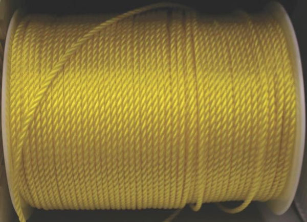 Ben-Mor 60191 Twisted Polypropylene Rope, 3 Strands, 1/4" x 1300&#039;