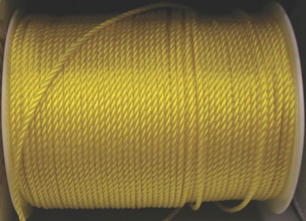 Ben-Mor 60191 Twisted Polypropylene Rope, 3 Strands, 1/4" x 1300&#039;