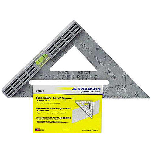Swanson T0111 Square Speed Levl 8" Gray