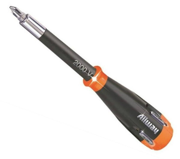 Allway Tools SD41 4-In-1 Composite Shockproof Screwdriver