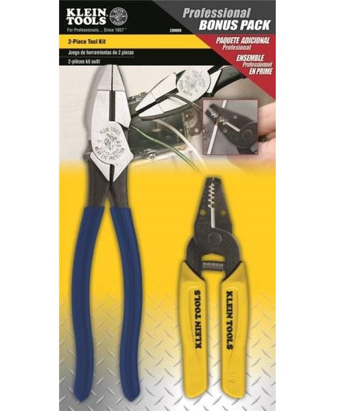 Klein Tools Z00009 Plier/Stripper Combo Pack, 2 Piece