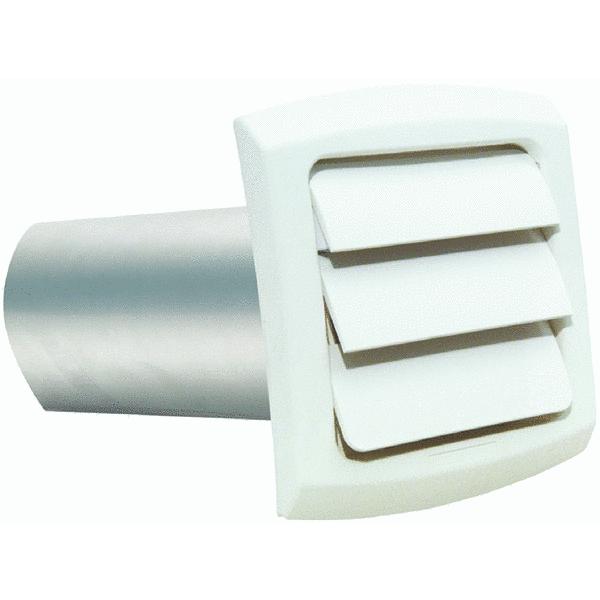 Dundas Jafine BLH4WZW Louvered Style Vent Hood, 4", White