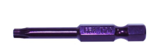 GRK 87435 Purple Bit Star Drive, 20 2", 2/Card 12 card/Ctn