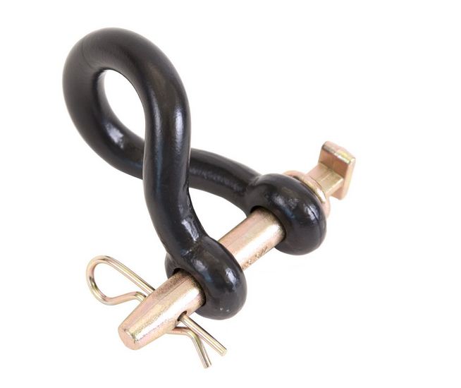 Koch 4004563/M8290 Forged Twisted Clevises, 15/16, Black