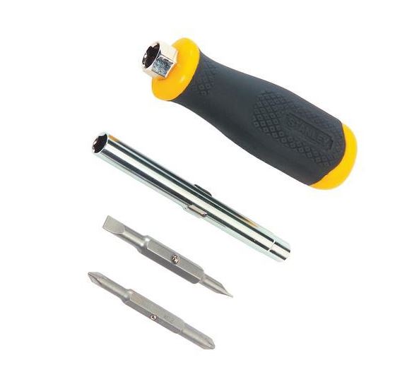 Stanley 68-012 6-Way Screwdriver, 7-3/4"