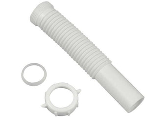Danco 51070 Universal Flexible Tailpiece Extension, Plastic, 9" L