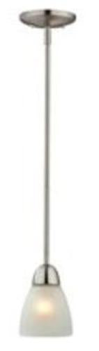 Boston Harbor V83NK01 Mini Pendant One Light Fixtures, Brushed Nickel