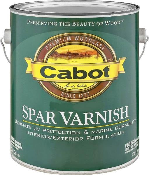 Cabot 18042 Oil Based Spar Varnish, 1 Gallon, Clear