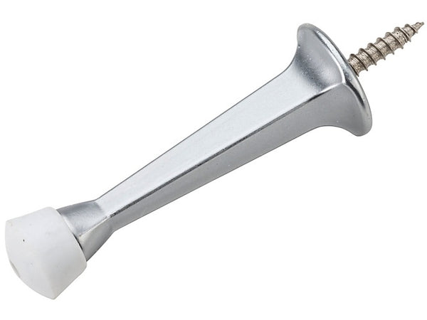 National Hardware N830-139 Rigid Square Tapered Door Stop, Satin Chrome