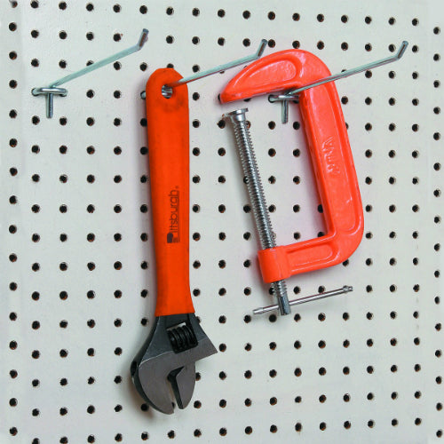 Crawford 14340 Double Prong Straight Peg Hook, 2/Pack