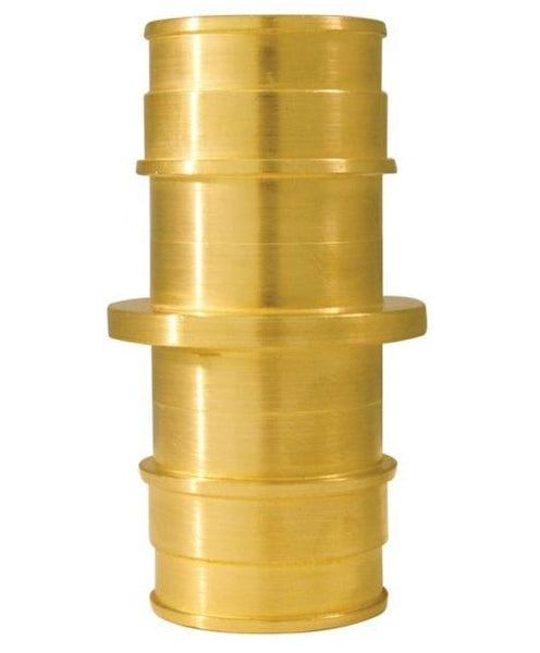 Apollo EPXC11 Pex Pipe Coupling, Brass, 1"