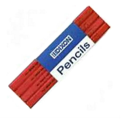 Dixon Ticonderoga 14100 Carpenter's Pencil, 7", 12 Pieces