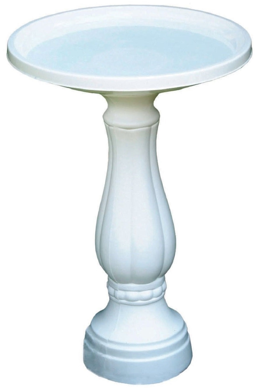 Bloem 270-10 Classic Promo Bird Bath with Pedestal, White