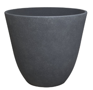 Landscapers Select PT-S044-B Dark Monzonite Resin Planter, 22"