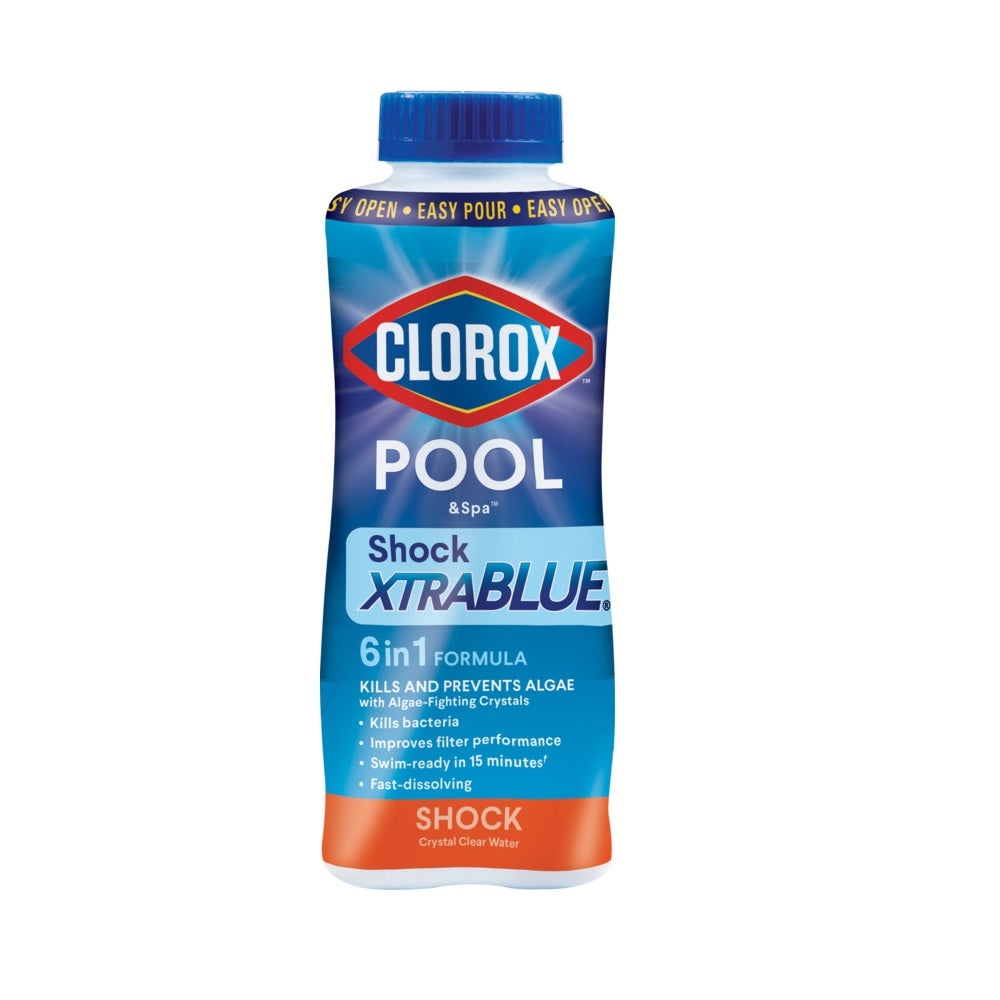 Clorox 36020CLX Pool & Spa Shock Xtra Blue, 1 Lb