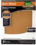 Gator 4463 Bare Wood Sanding Sheet, 100 Grit, 9" x 11"