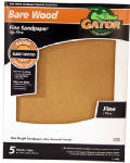 Gator 4464 Bare Wood Sanding Sheet, 150 Grit, 9" x 11"