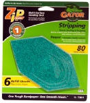 Gator 7202 Zip Sander Refill Sanding Sheet, 80 Grit, 3" x 6" x 3"