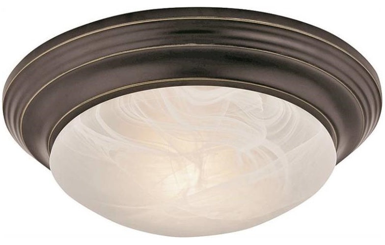 Boston Harbor 563118VB 1 Light Flush Mount Ceiling Fixture, Venetian Bronze