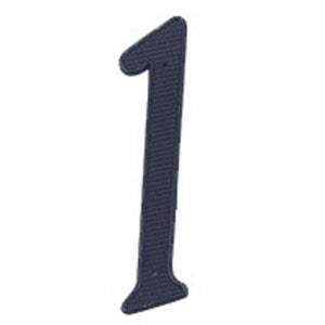 Mintcraft N-011 House Number 1, Black Finish, 4"