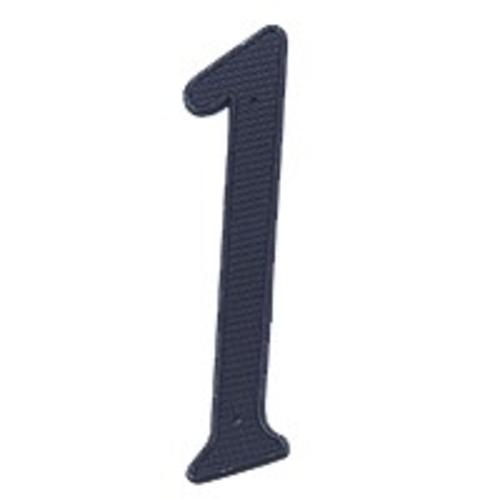 Mintcraft N-011 House Number 1, Black Finish, 4"