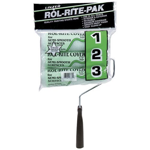 Painter&#039;s Pak 9383 Roller & Handle Set, 3/8", Nap 9"