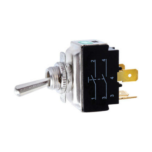 Jandorf 61131 DPST Toggle Switch, 15 Amp, 125 Volt