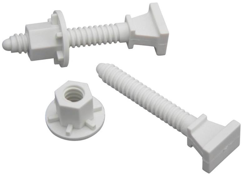 Plumb Pak PP835-19 Toliet Bolts Open Cap Nut, 2-3/8"