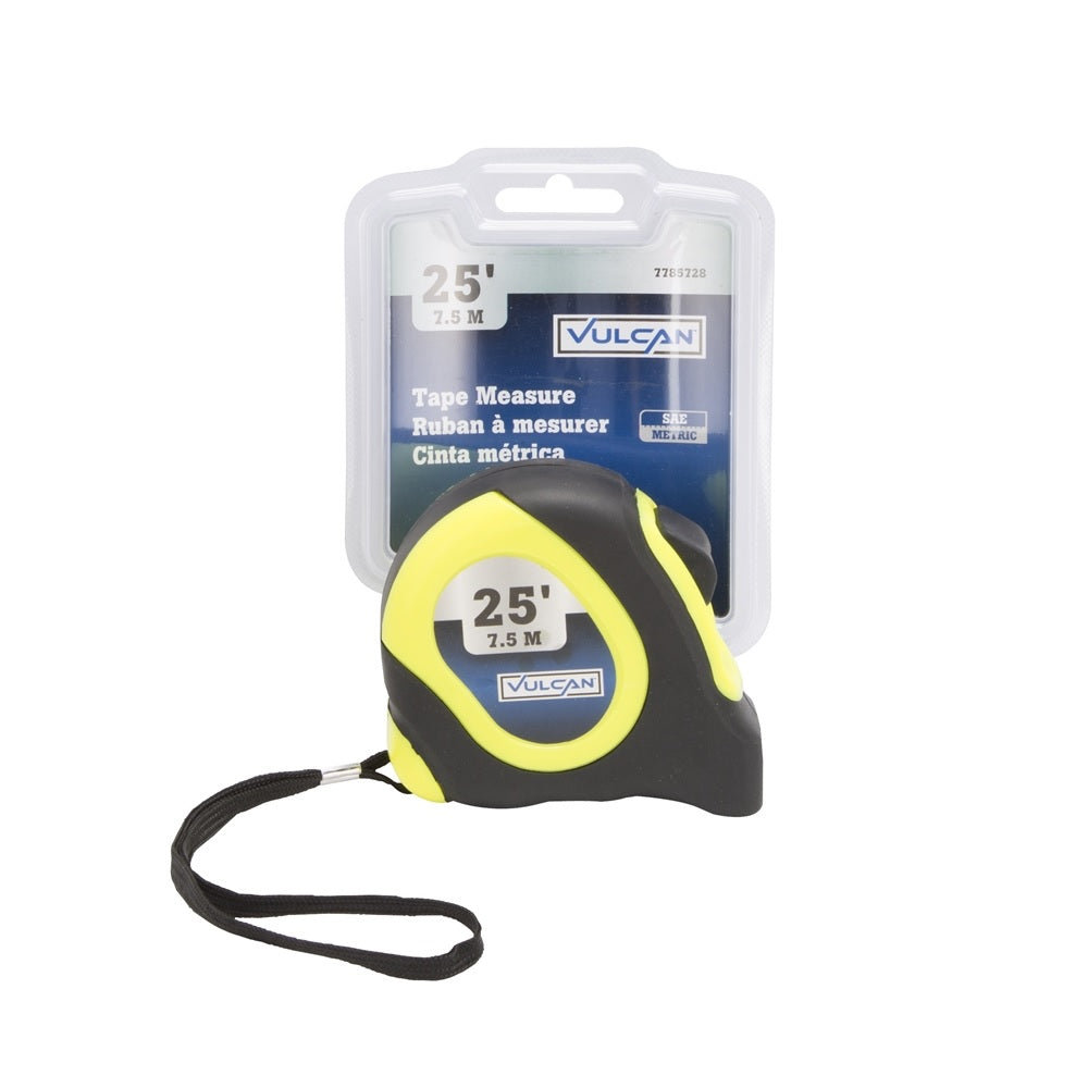 Vulcan 26-7.5X25-G Toolbasix Rule Tape, 1" x 25'