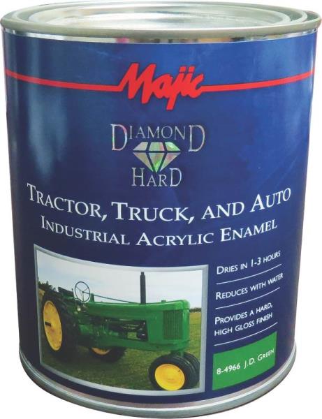Majic Diamond Hard 8-4966-2 Industrial Acrylic Enamel Paint, JD Green
