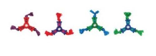 Chomper WB11412M Treat Tri Flyer With Rope